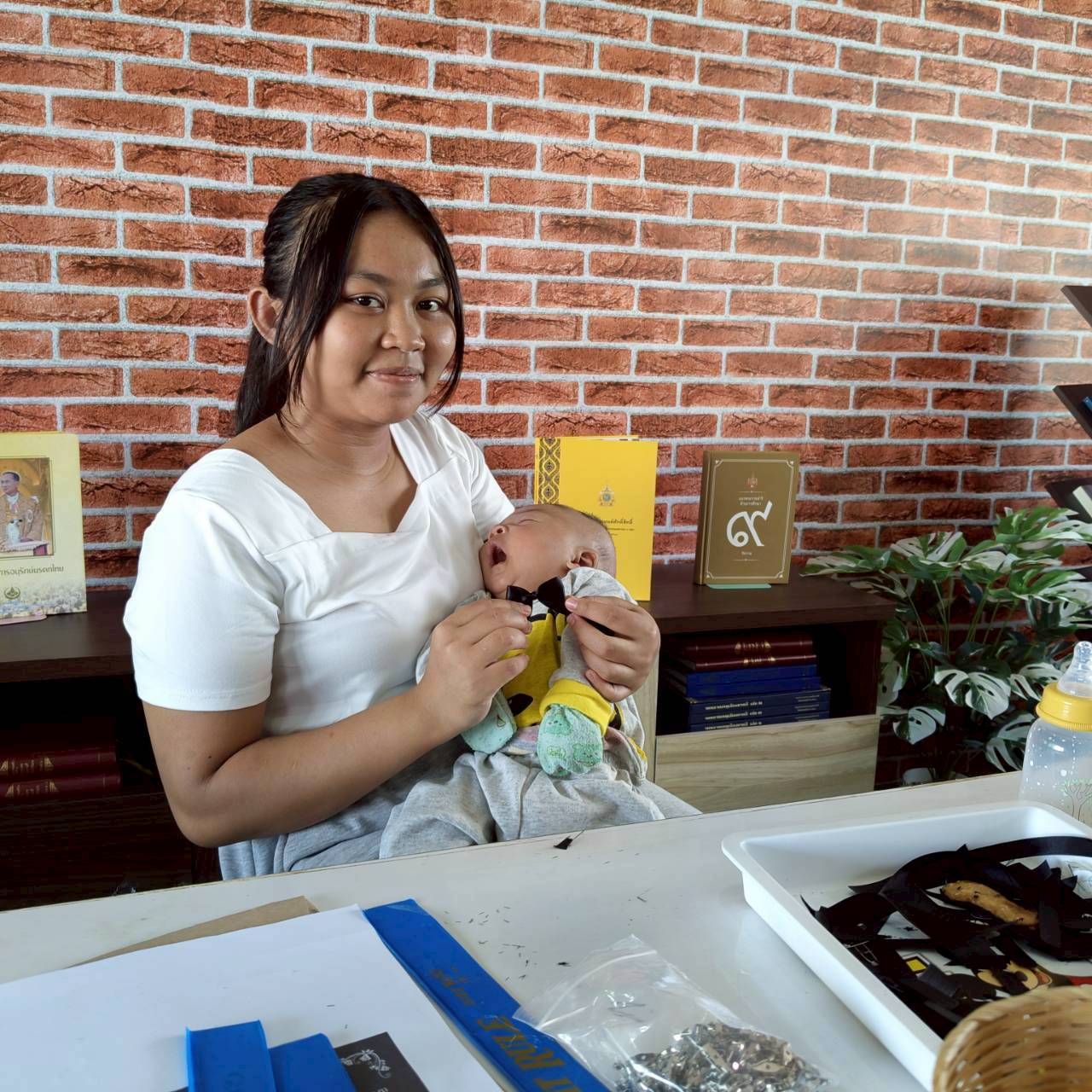 LINE ALBUM การทำริบบิ้น 251110 10