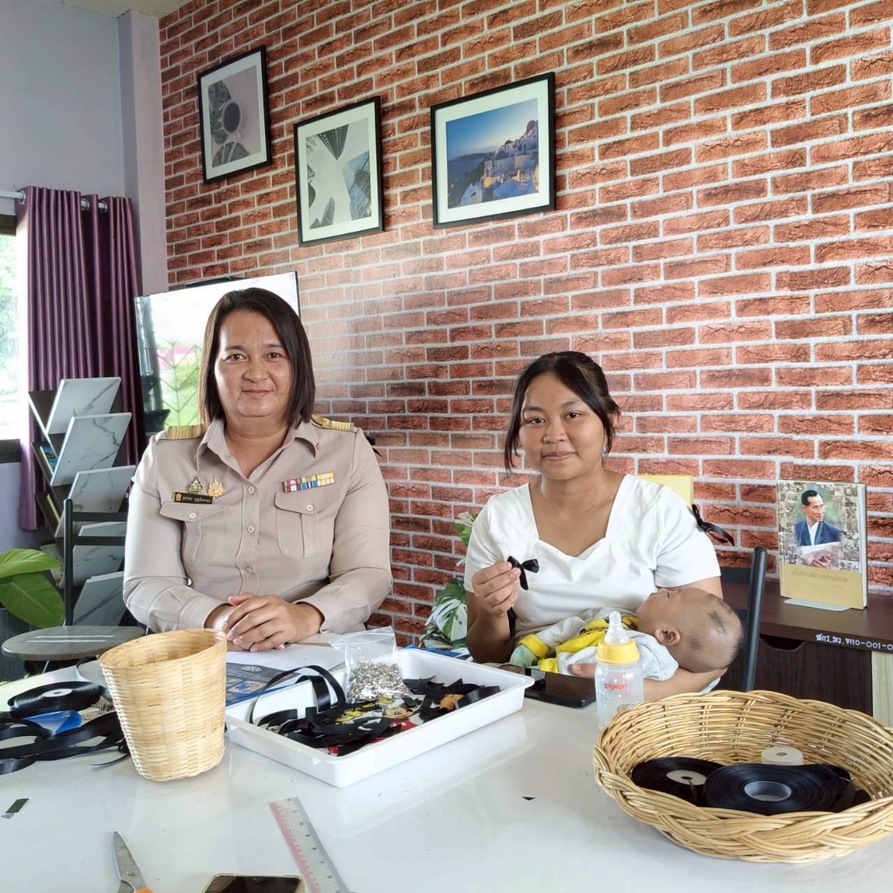 LINE ALBUM การทำริบบิ้น 251110 15